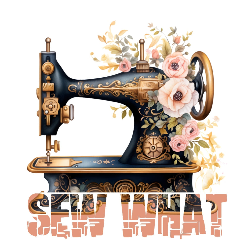 Sew What Floral Fabric Panel