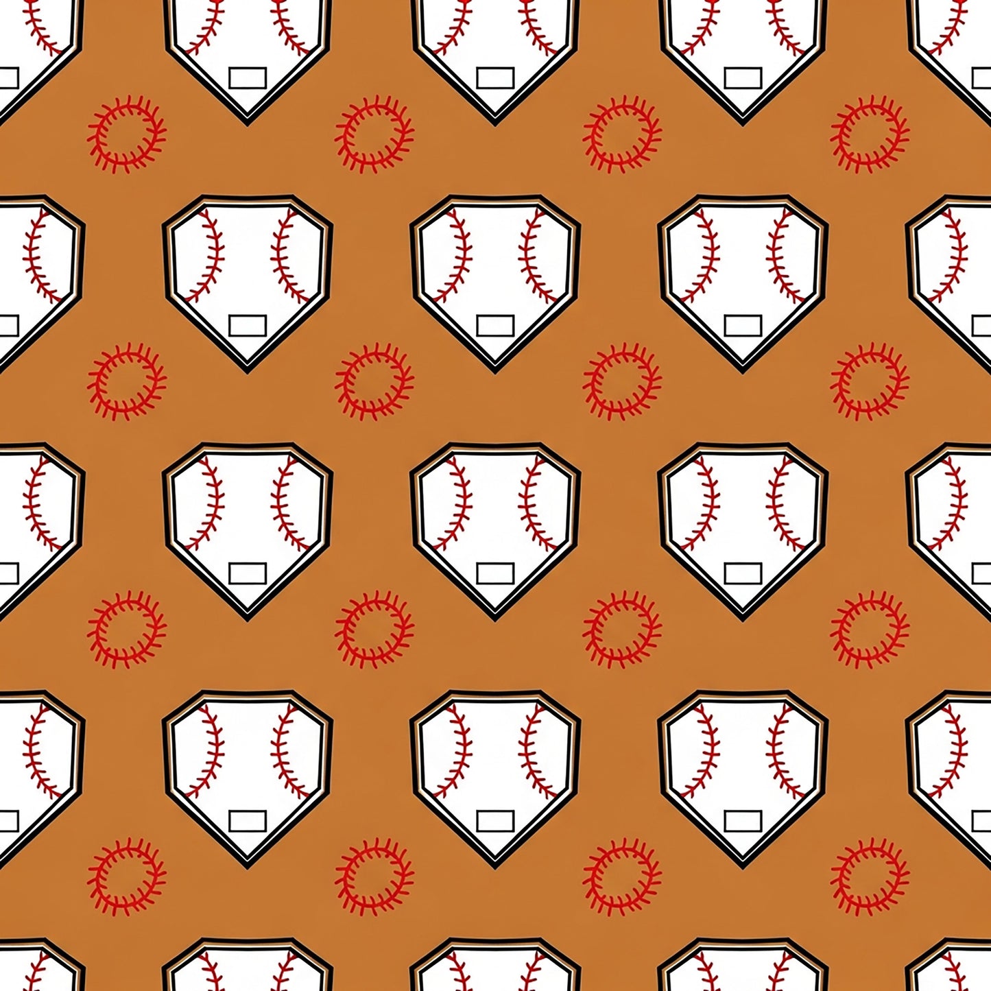 Softball Champions Pattern 17 Quilting Cotton Fabric