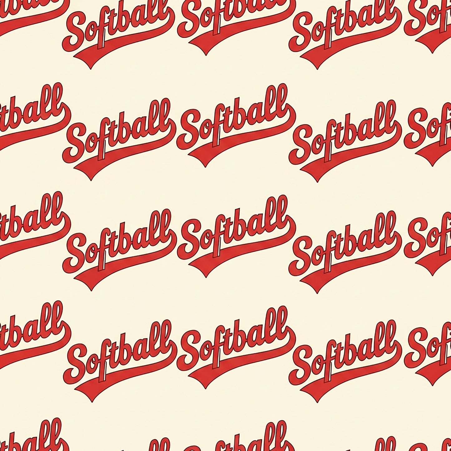 Softball Champions Pattern 5 Quilting Cotton Fabric