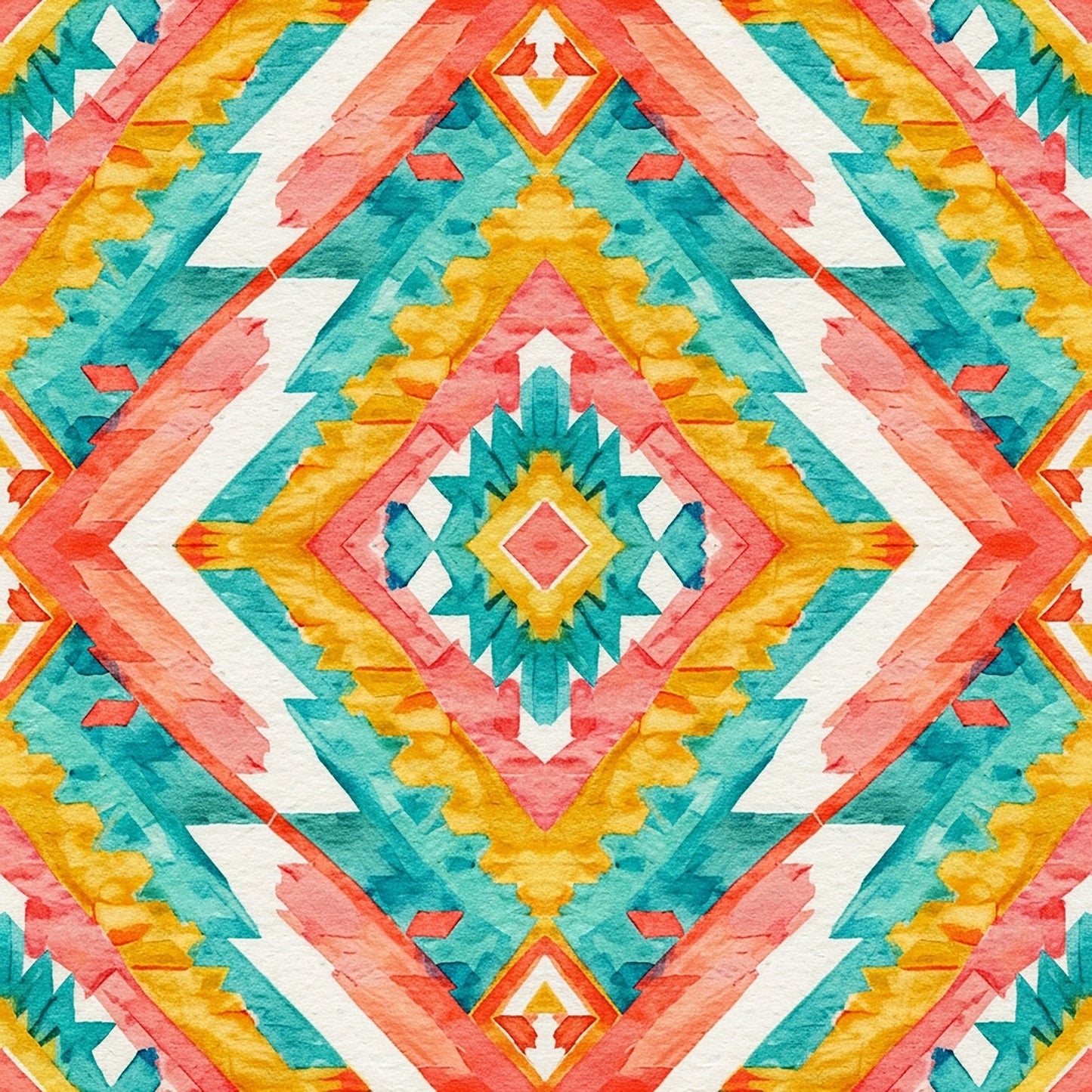 Southwest Aztec Tribal Pattern 3 Quilting Cotton Fabric