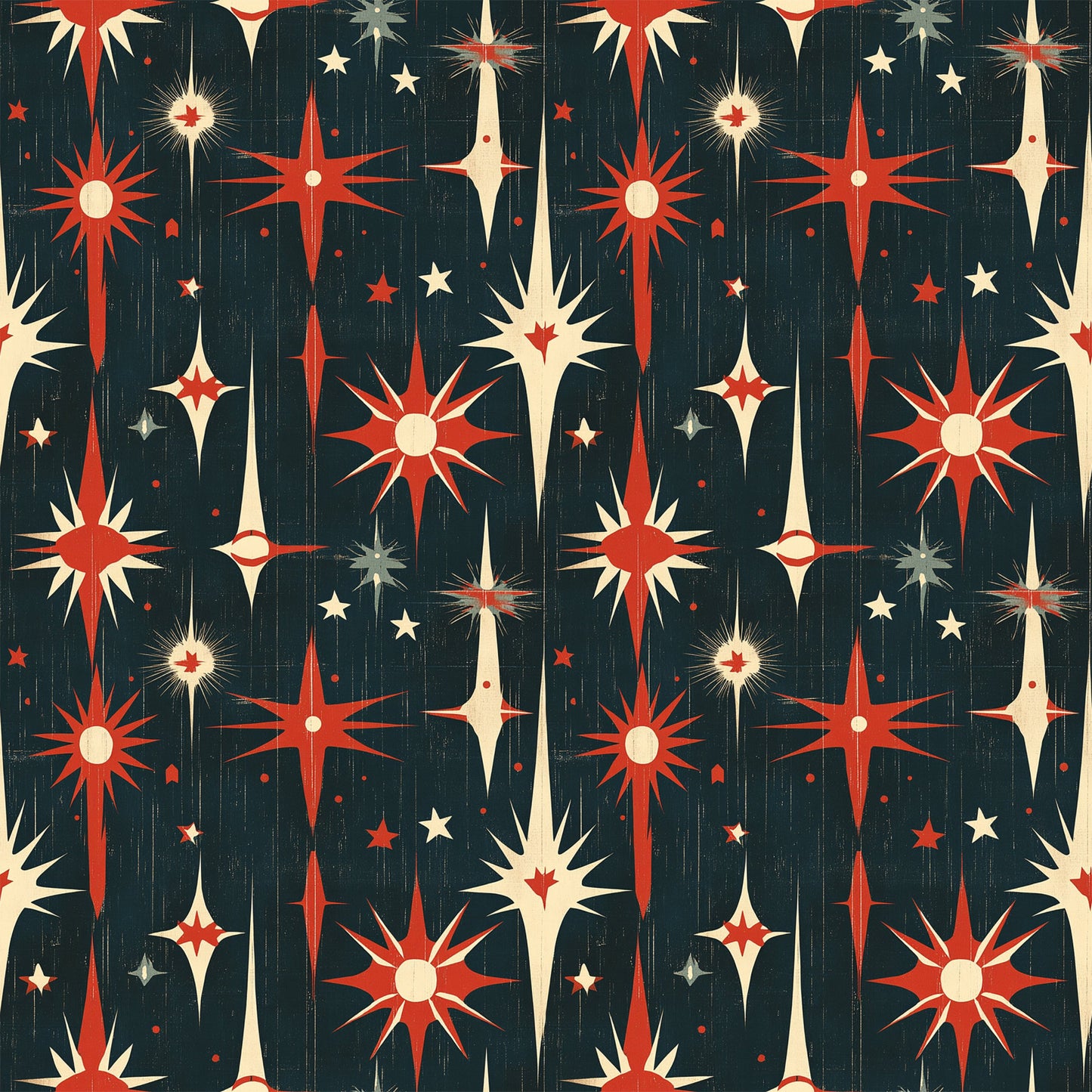 Sparkleworks Mid-Century 4th of July Pattern 10 Quilting Cotton Fabric