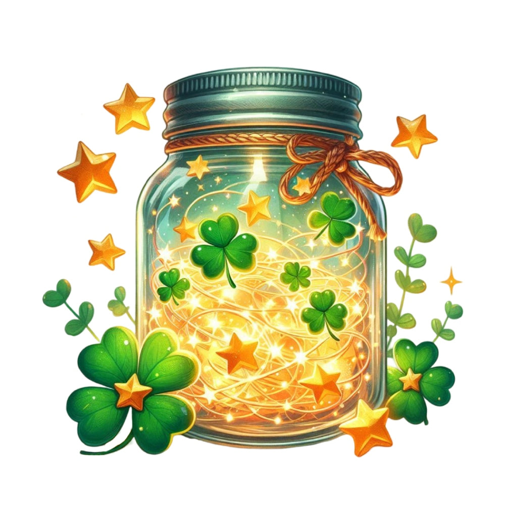 St. Patrick's Day Elements Fabric Panel 4