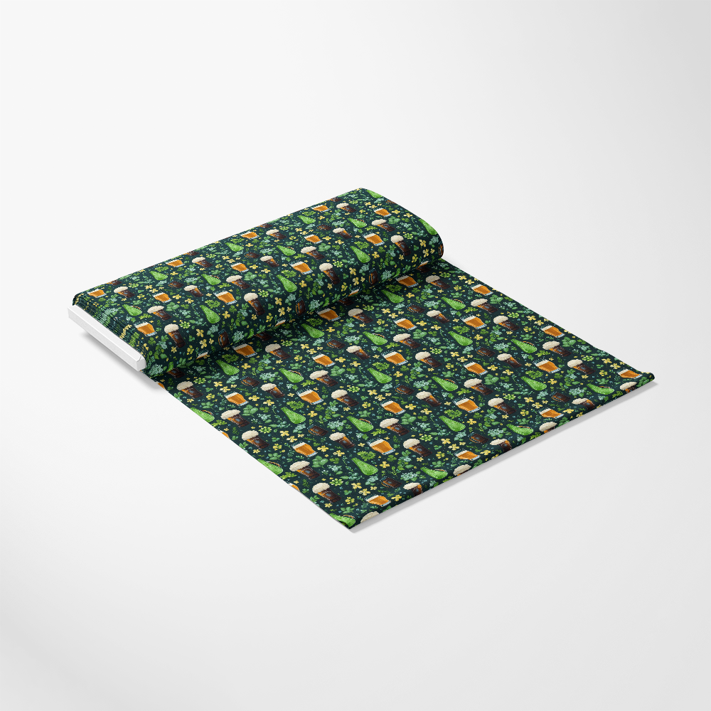St. Patrick's Day Glam Pattern 12 Quilting Cotton Fabric