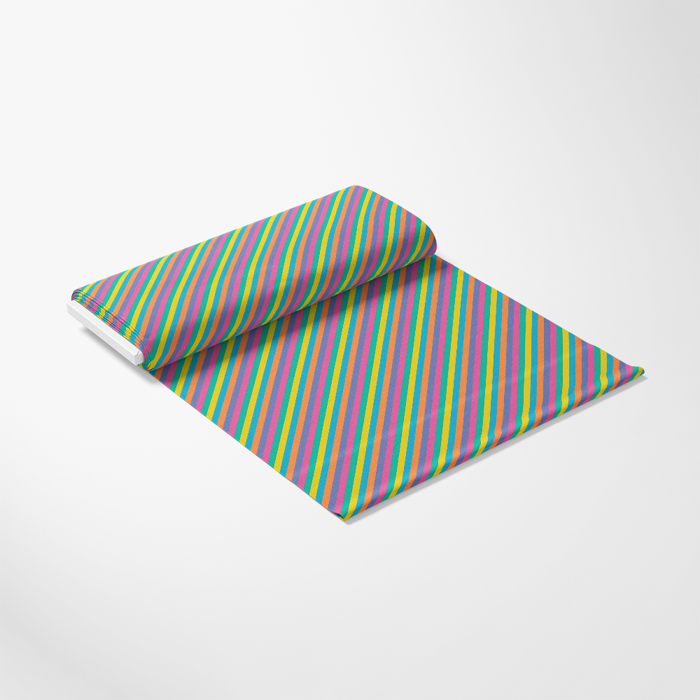 - Summer Rainbow Pattern 6 Quilting Cotton Fabric
- colorful
- stripes
- bright
- vibrant
- multicolor
- textile
- sewing
- crafting
- lightweight
- cotton
- yardage
- fabric roll
- home decor