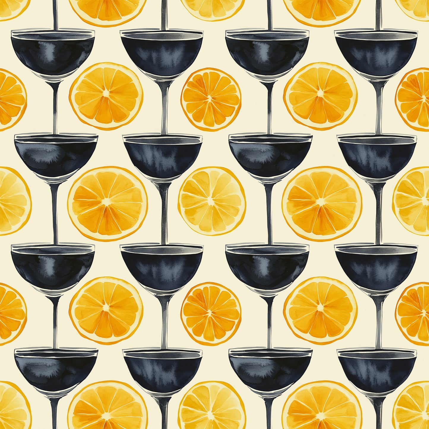 Tart and Tipsy Pattern 9 Quilting Cotton Fabric