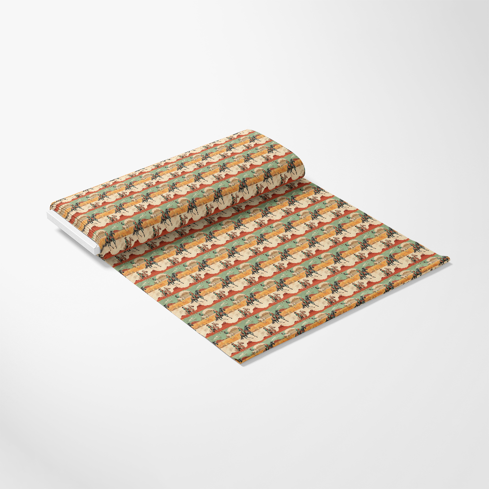 The Cowboy Life Pattern 15 Quilting Cotton Fabric