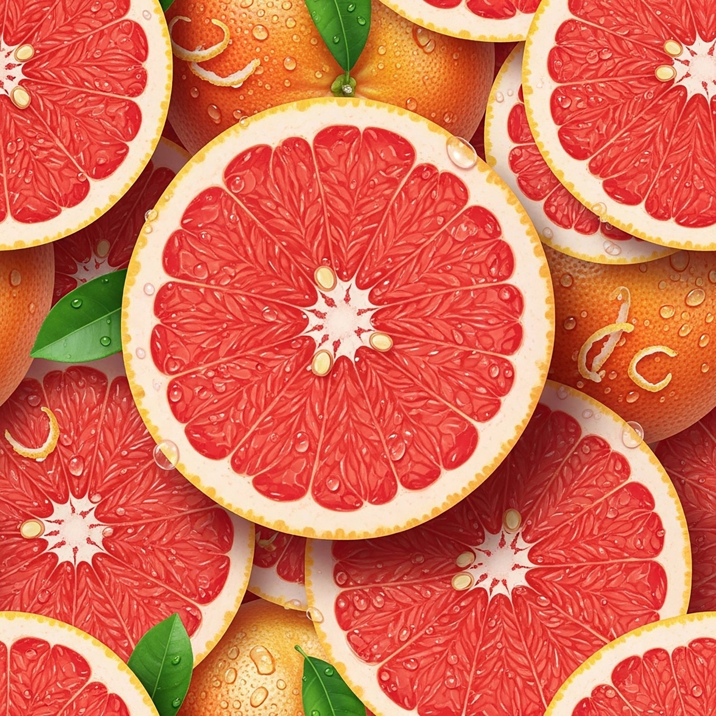 Tropical Fruit Pattern 8 Quilting Cotton Fabric