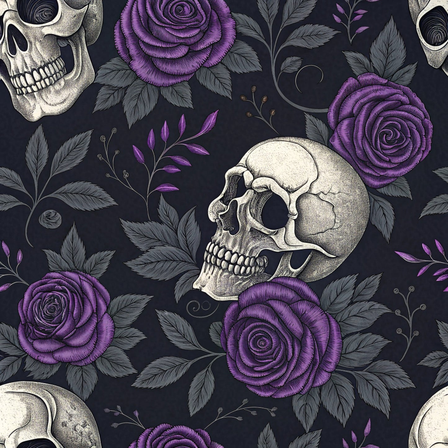 Twilight Witch Pattern 8 Quilting Cotton Fabric