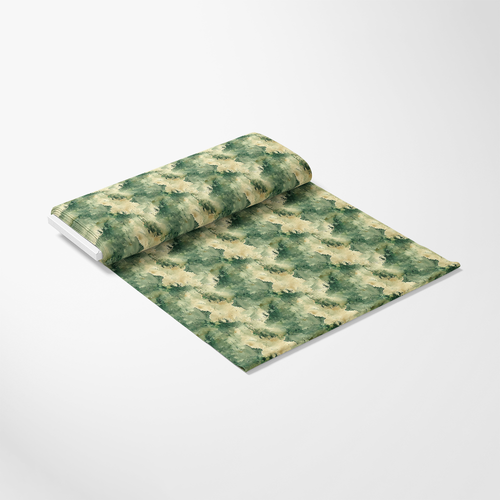Watercolor Camouflage Grunge Pattern 1 Quilting Cotton Fabric