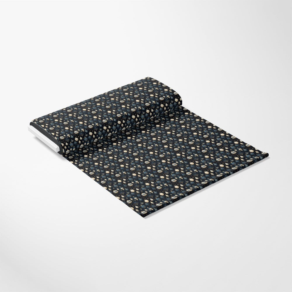 - Navy and Cream Christmas Pattern 10 Quilting Cotton Fabric
- Quilting
- Cotton
- Holiday print
- Festive design
- Seasonal cotton textile
- Christmas theme
- Textile fabric
- Craft fabric
- Dark blue and off-white
- Decorative fabric