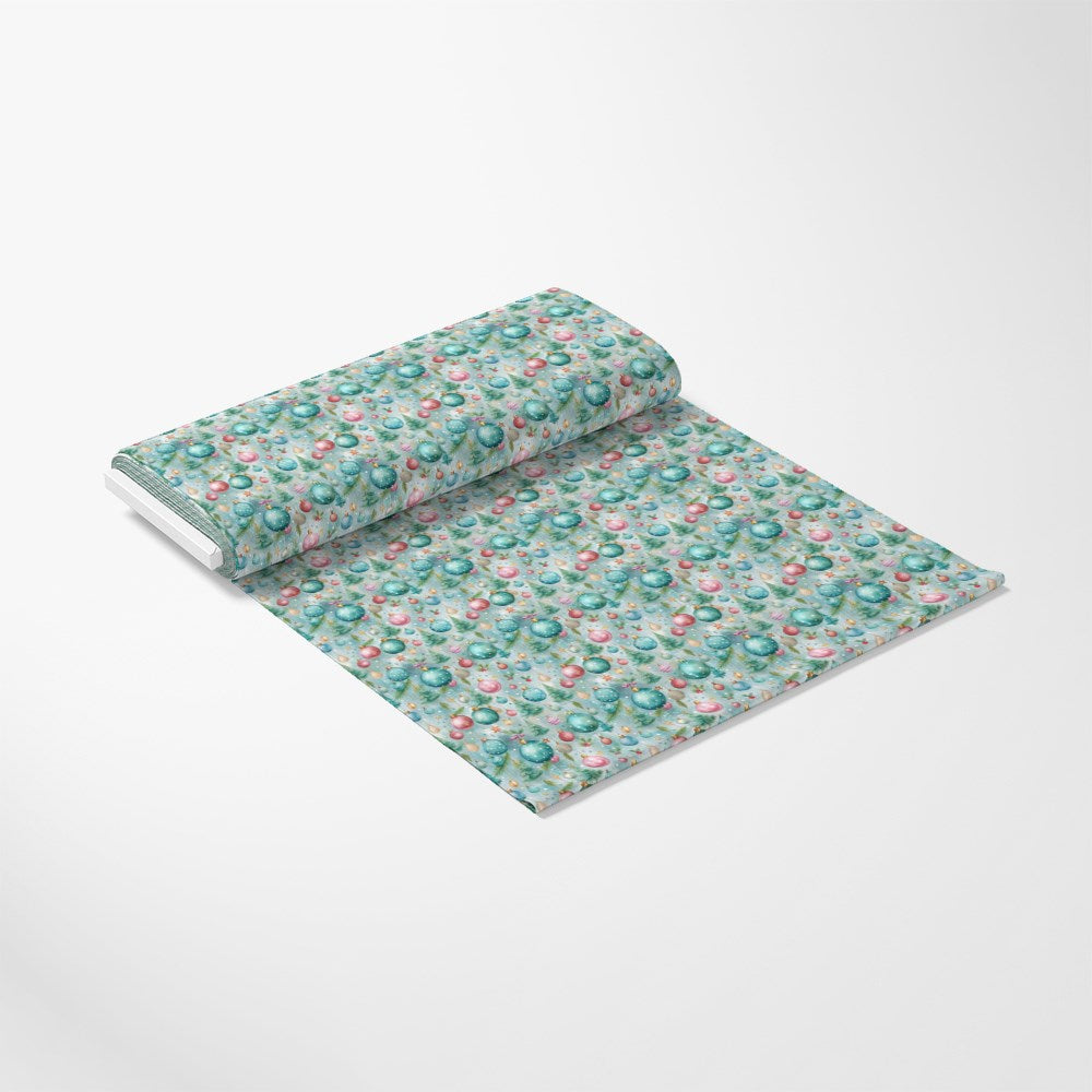 Pastel Christmas Time Pattern 1 Quilting Cotton Fabric