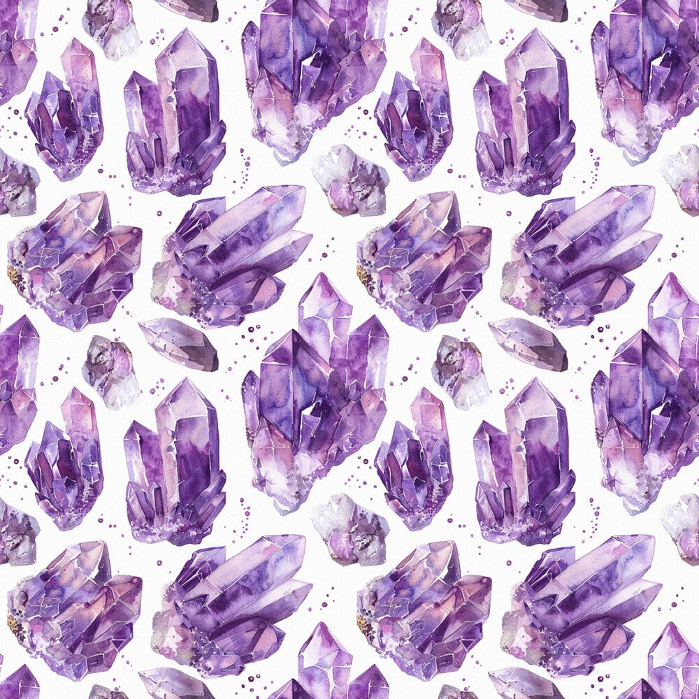 Amethyst Gemstones Fat Quarter Bundle