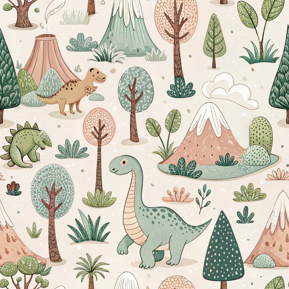 Fun Cartoon Dinosaur Fat Quarter Bundle