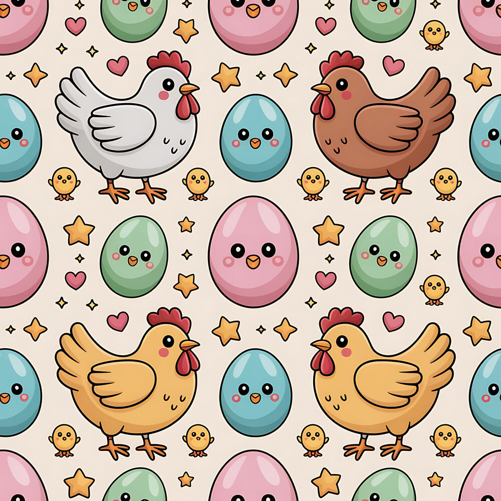 Chicken and Eggs Fat Quarter Bundle