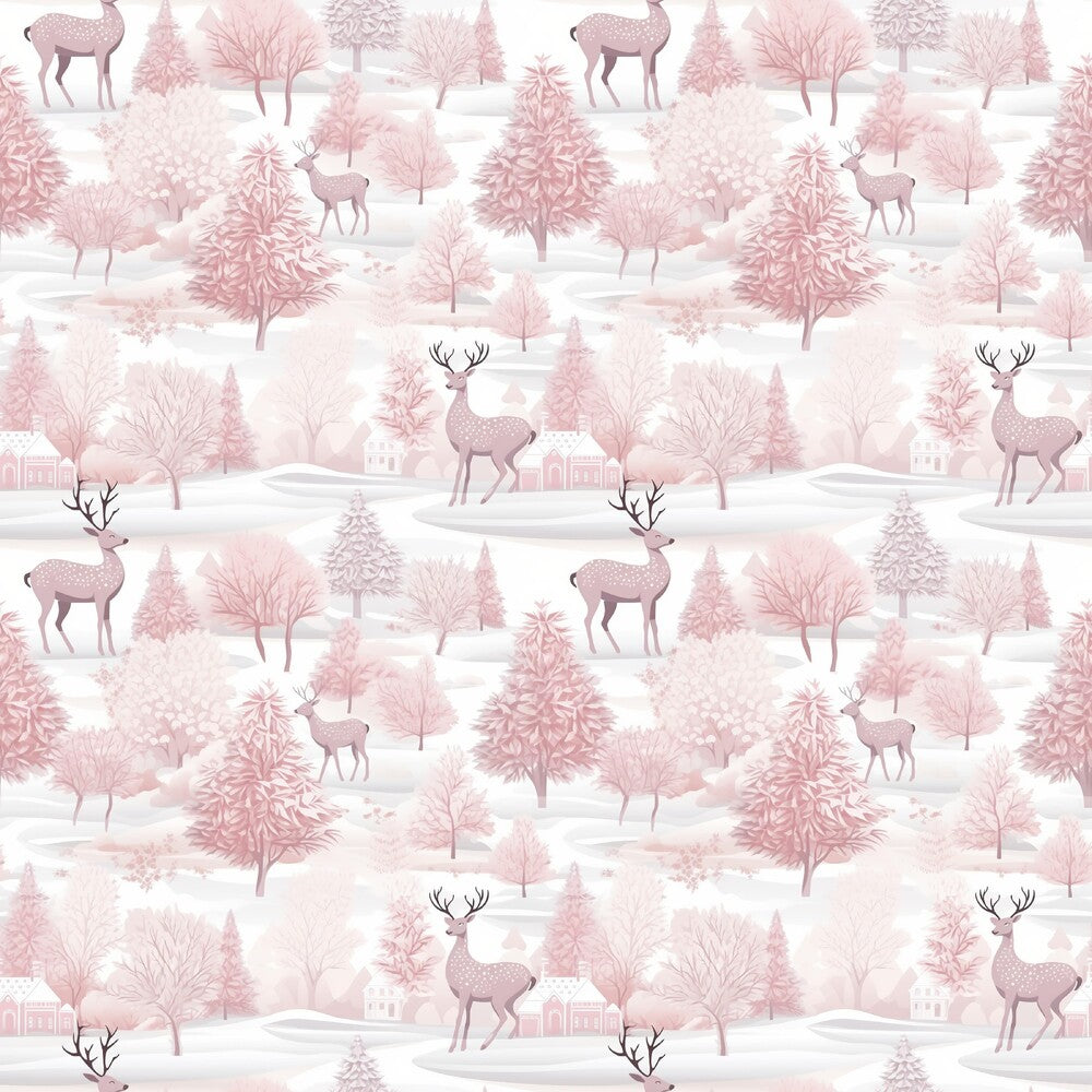 Pink Christmas Fat Quarter Bundle