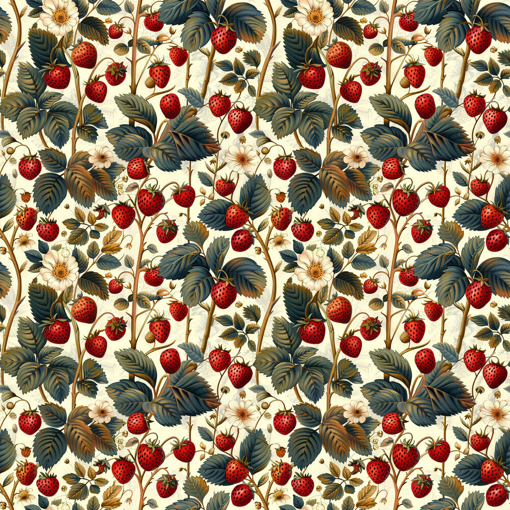 Vintage Strawberries Fat Quarter Bundle