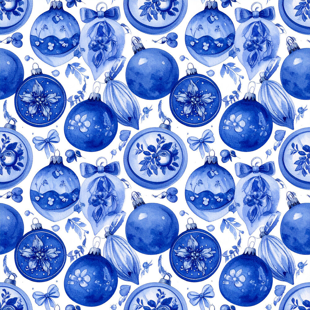 Royal Blue Ornament Elegance Fat Quarter Bundle