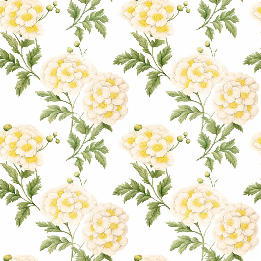 Floral Yellow Cottage Gardens Fat Quarter Bundle