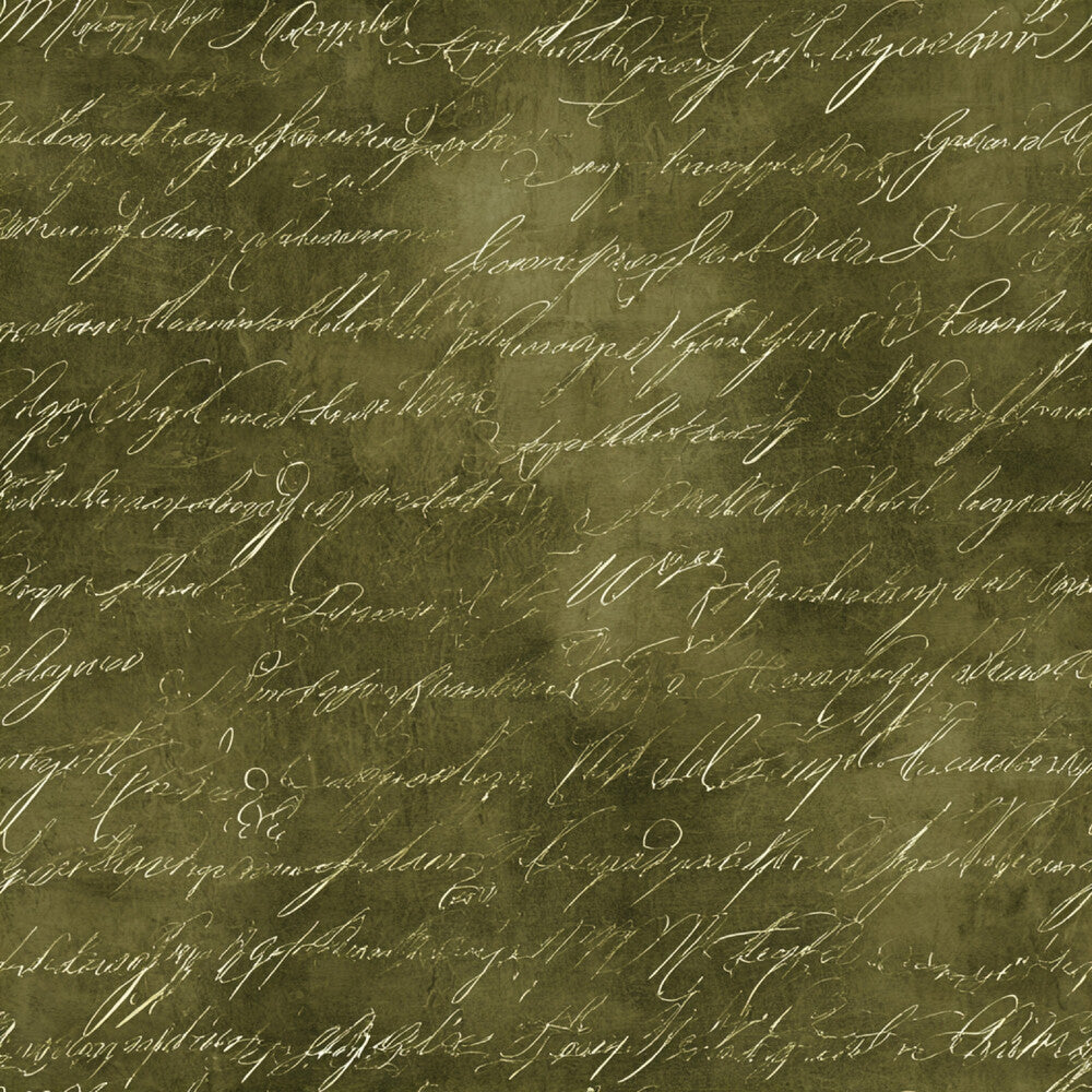 Vintage Handwritten Script Fat Quarter Bundle