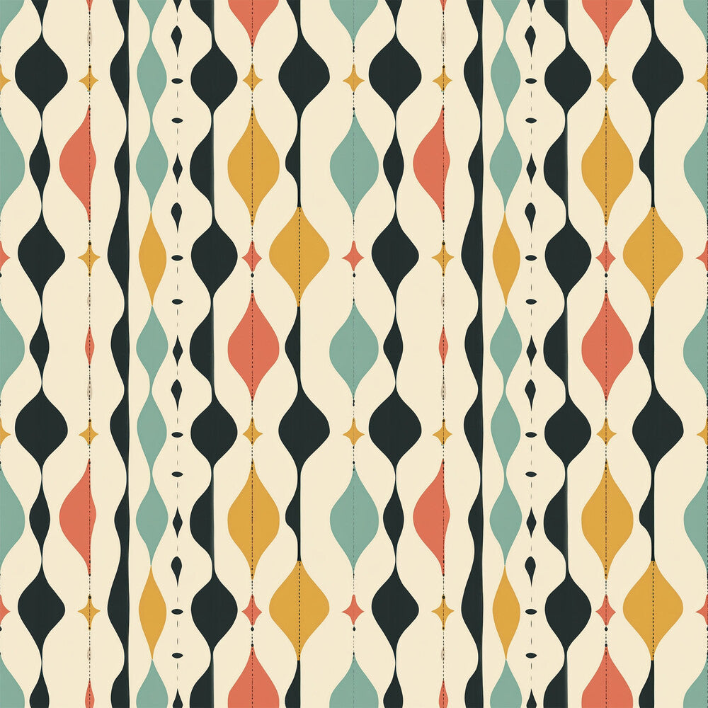 Modern Retro Geometric Fat Quarter Bundle