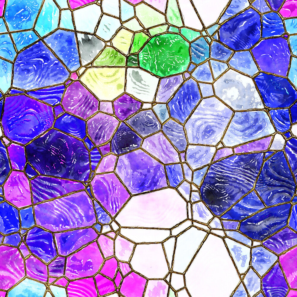 Watercolor Stained Glass Fat Quarter Bundle