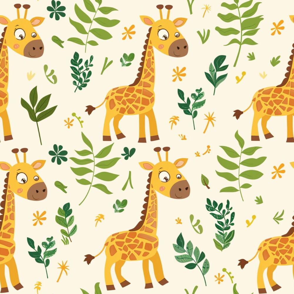 Baby Safari Animals Fat Quarter Bundle