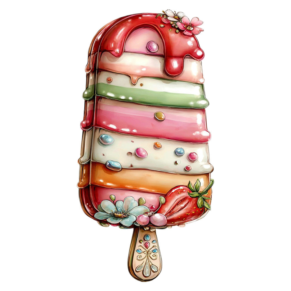 Whimsical Summer Fabric Panel 4