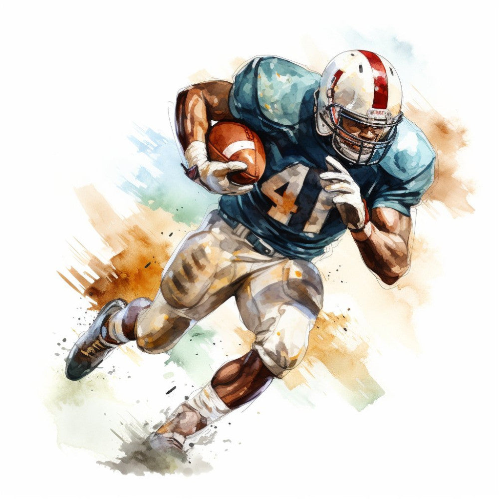 Splash Football Fabric Panel 12