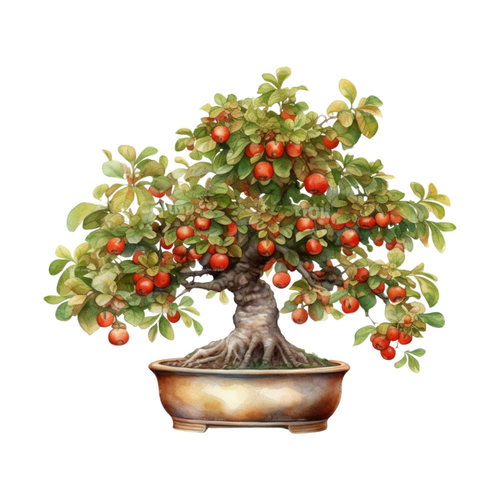 Bonsai Tree Fabric Panel 1