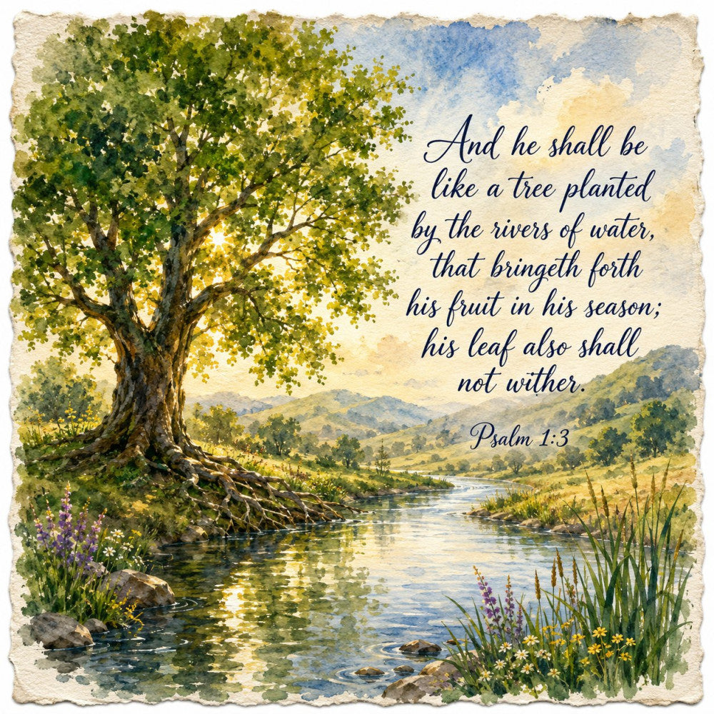 Inspirational Verses Fabric Panel 93