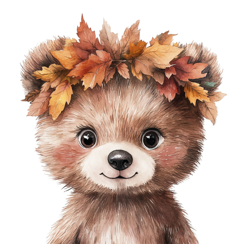Fall Animal Portrait Fabric Panel 13