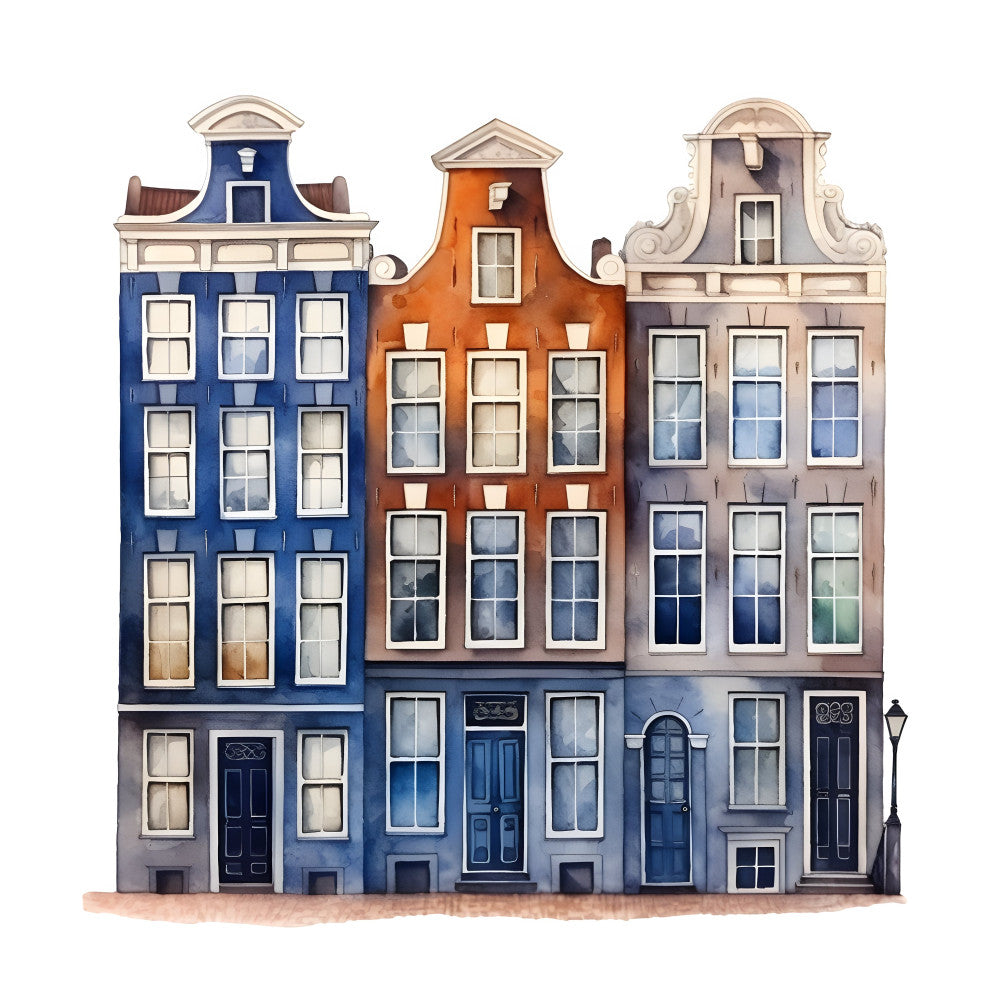Trip to Amsterdam Fabric Panel 28