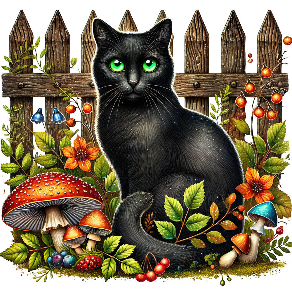 Autumn Cats Fabric Panel 66