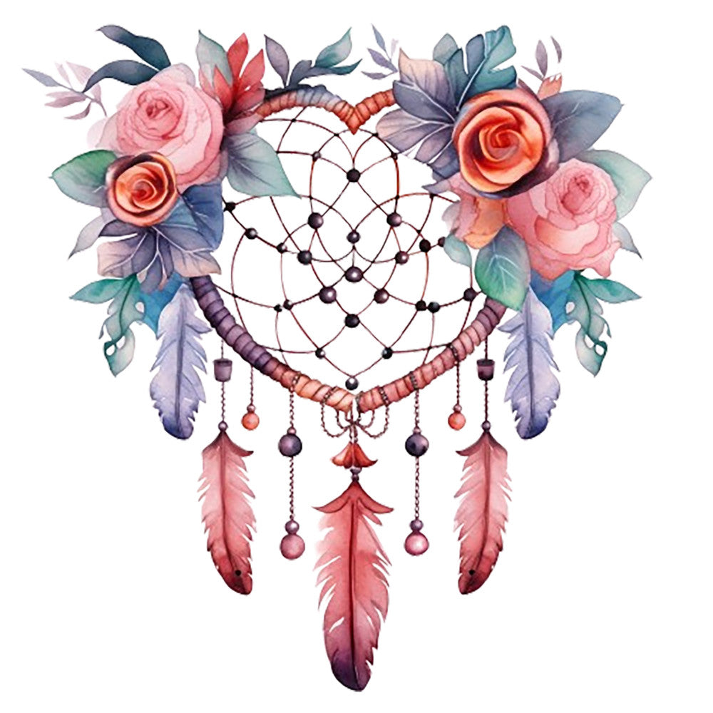 Watercolor Dream Catcher Fabric Panel 8