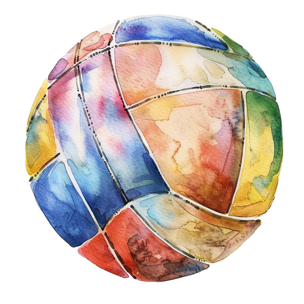 Beach Volleyball Fabric Panel 4