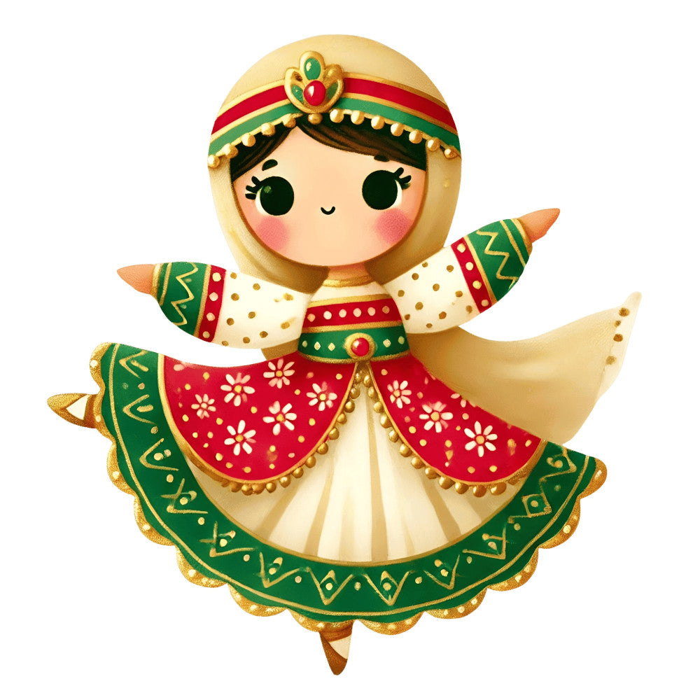 Nutcracker Ballet Fabric Panel 96