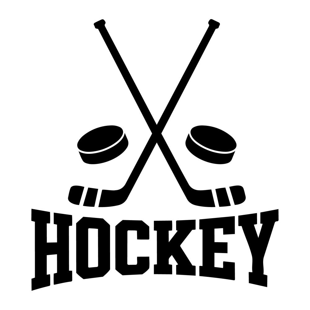 Hockey Silhouettes Fabric Panel 10