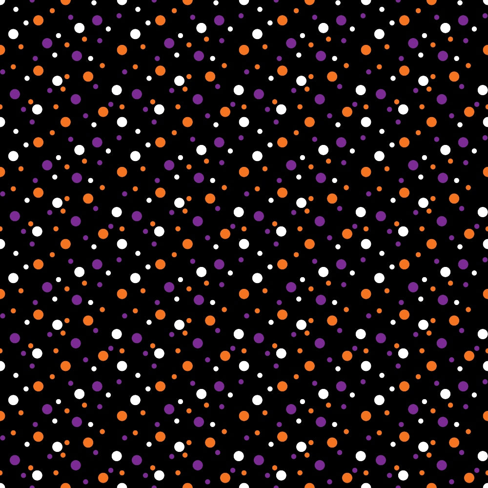 Daily Deal: Confetti Dots Pattern 8 Quilting Cotton Fabric - 45" x 1 Yard"