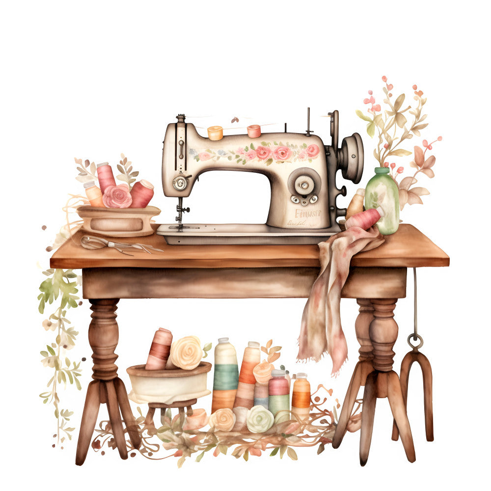 Oh Sew Sweet Sewing Fabric Panel 15