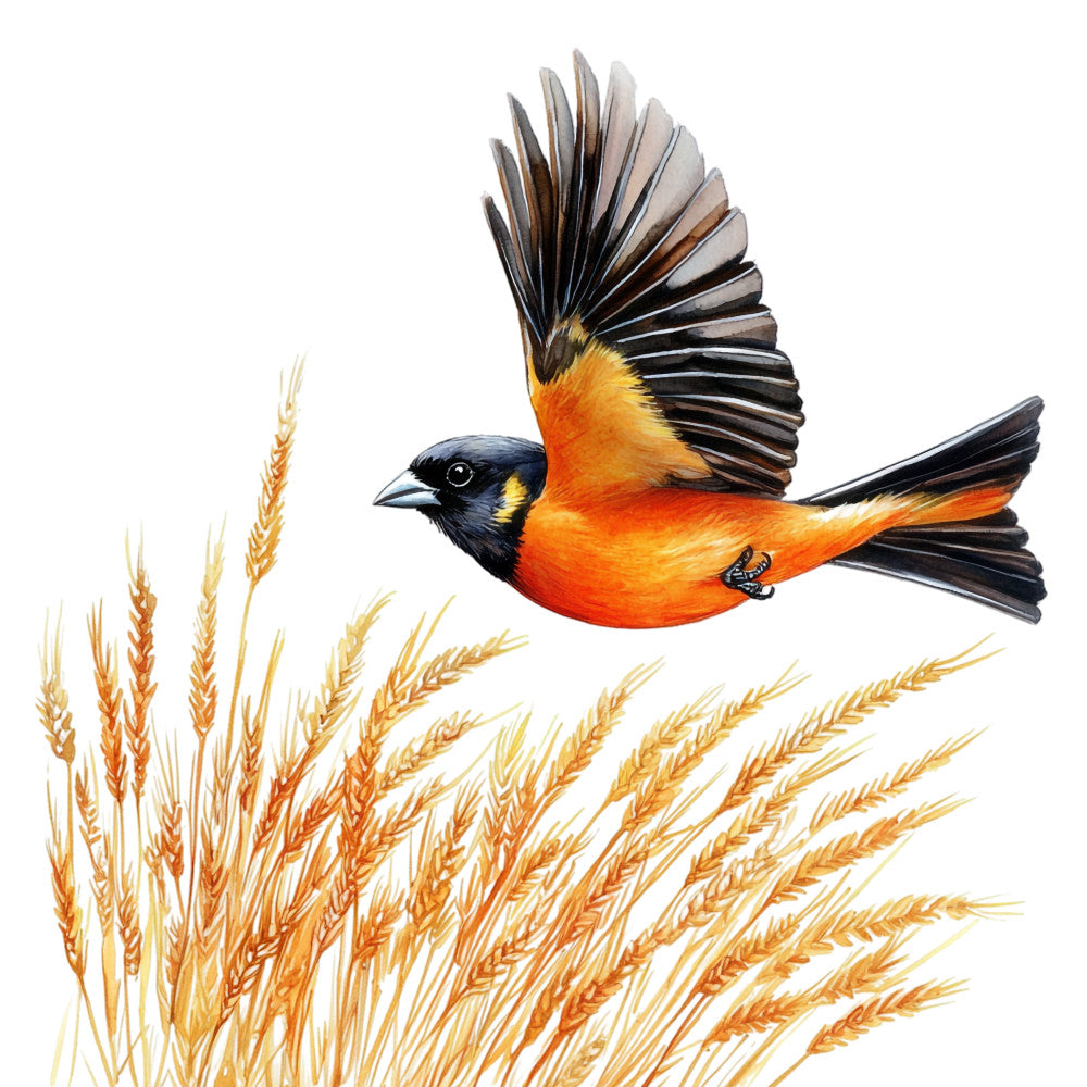 Baltimore Oriole Fabric Panel 21