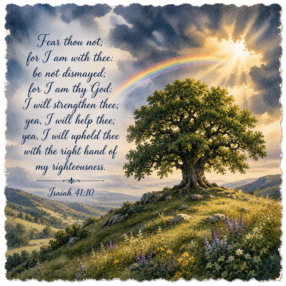 Inspirational Verses Fabric Panel 102