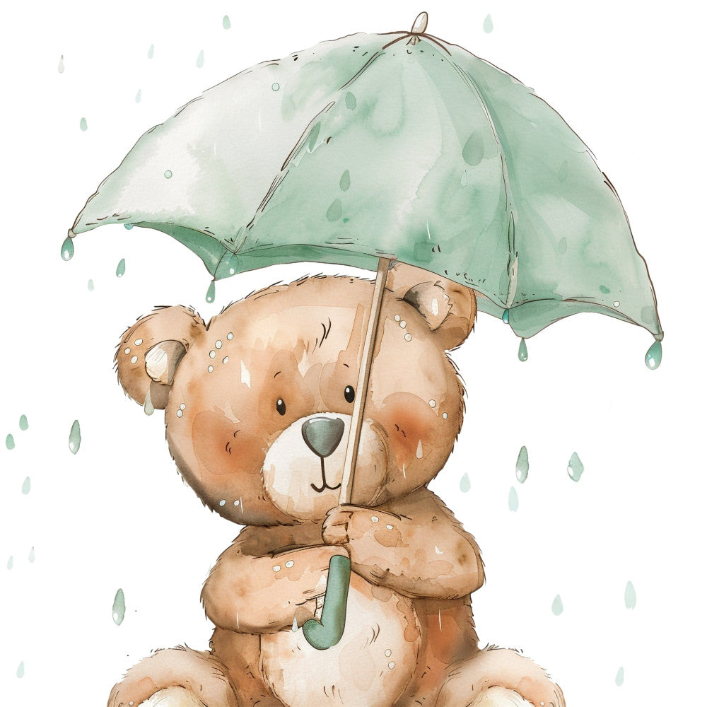 Nursery Teddy Bear Fabric Panel 27