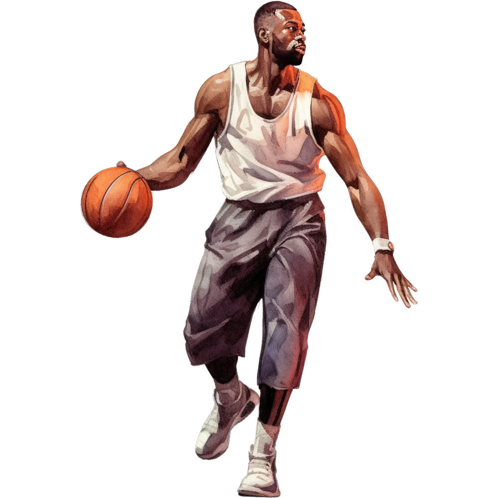 Basketball Game Fabric Panel 5