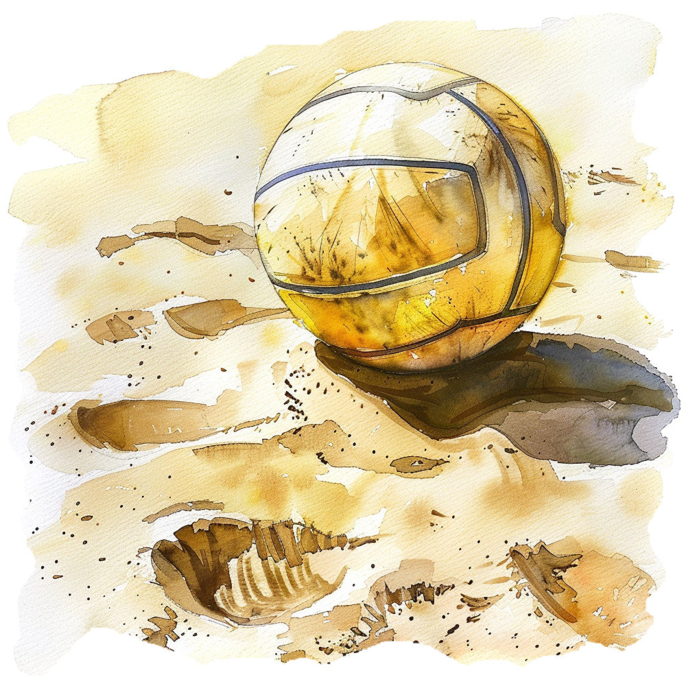 Beach Volleyball Fabric Panel 16