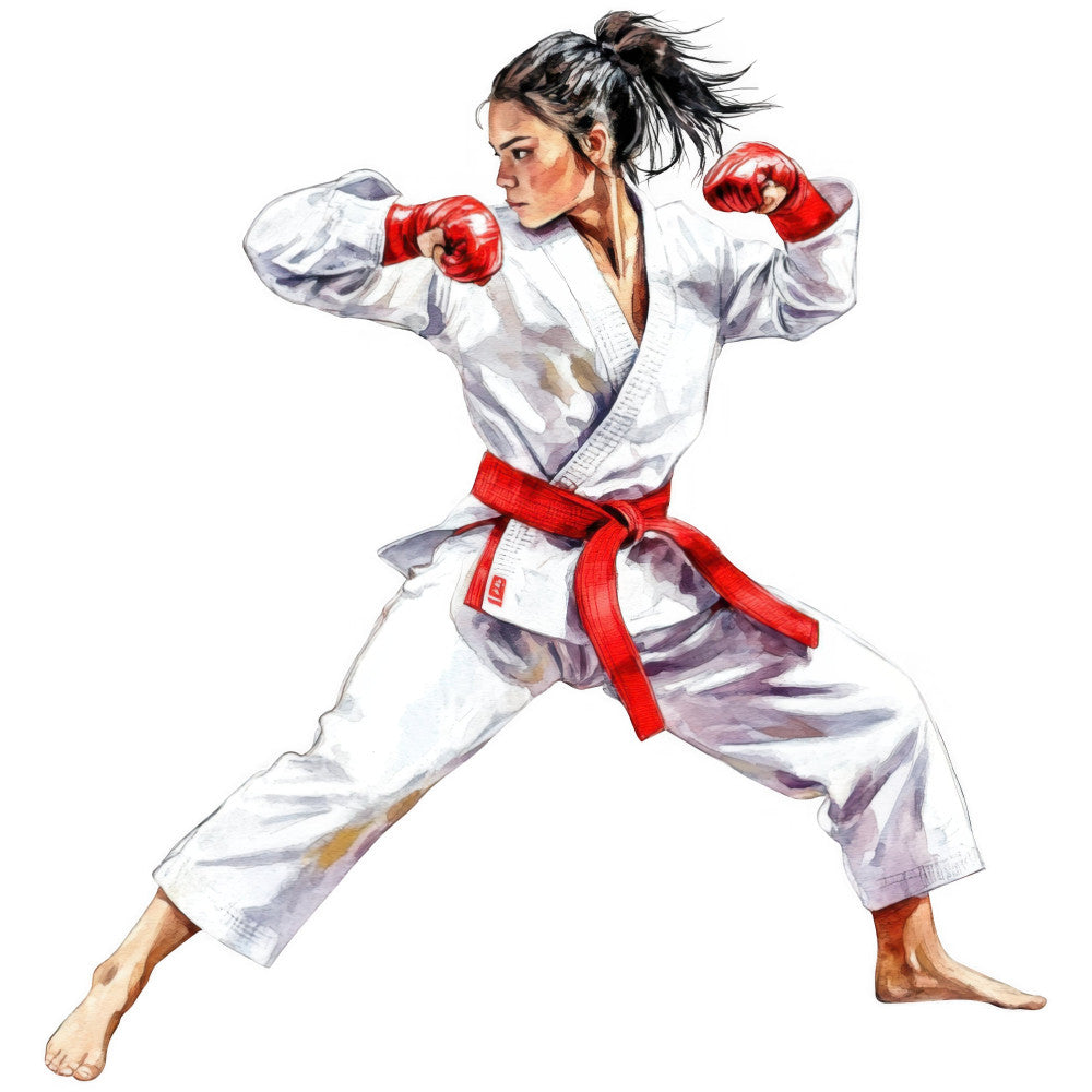Karate Taekwondo Fabric Panel 10