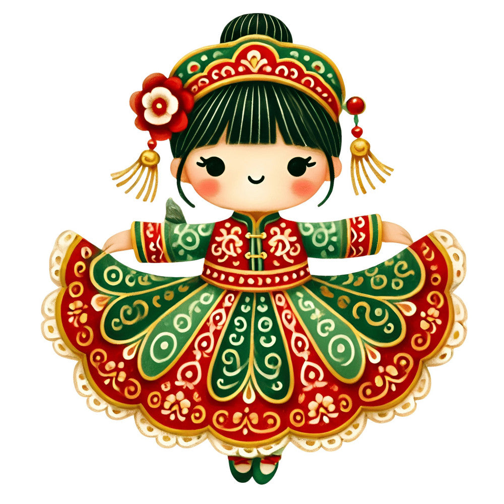 Nutcracker Ballet Fabric Panel 52