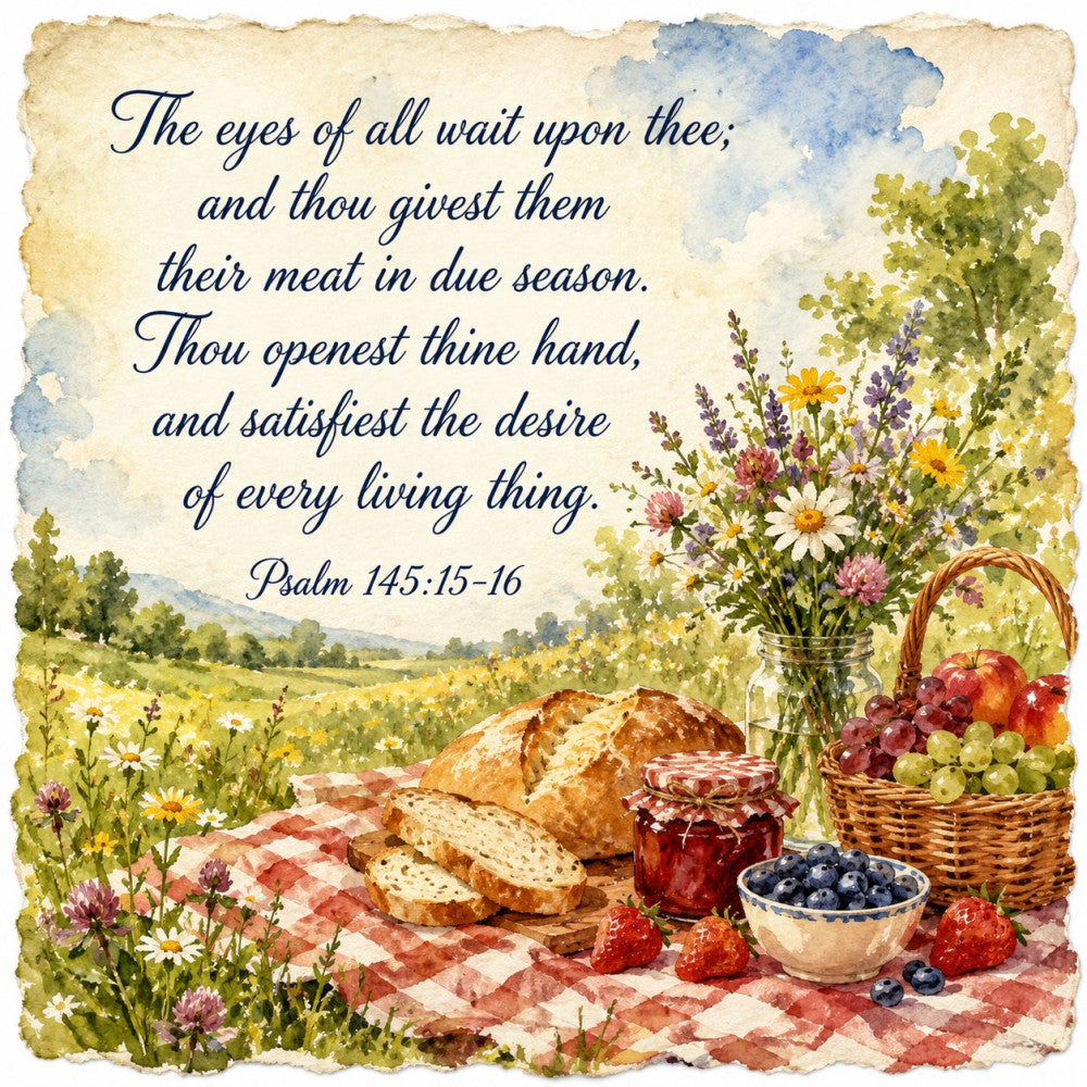 Inspirational Verses Fabric Panel 56