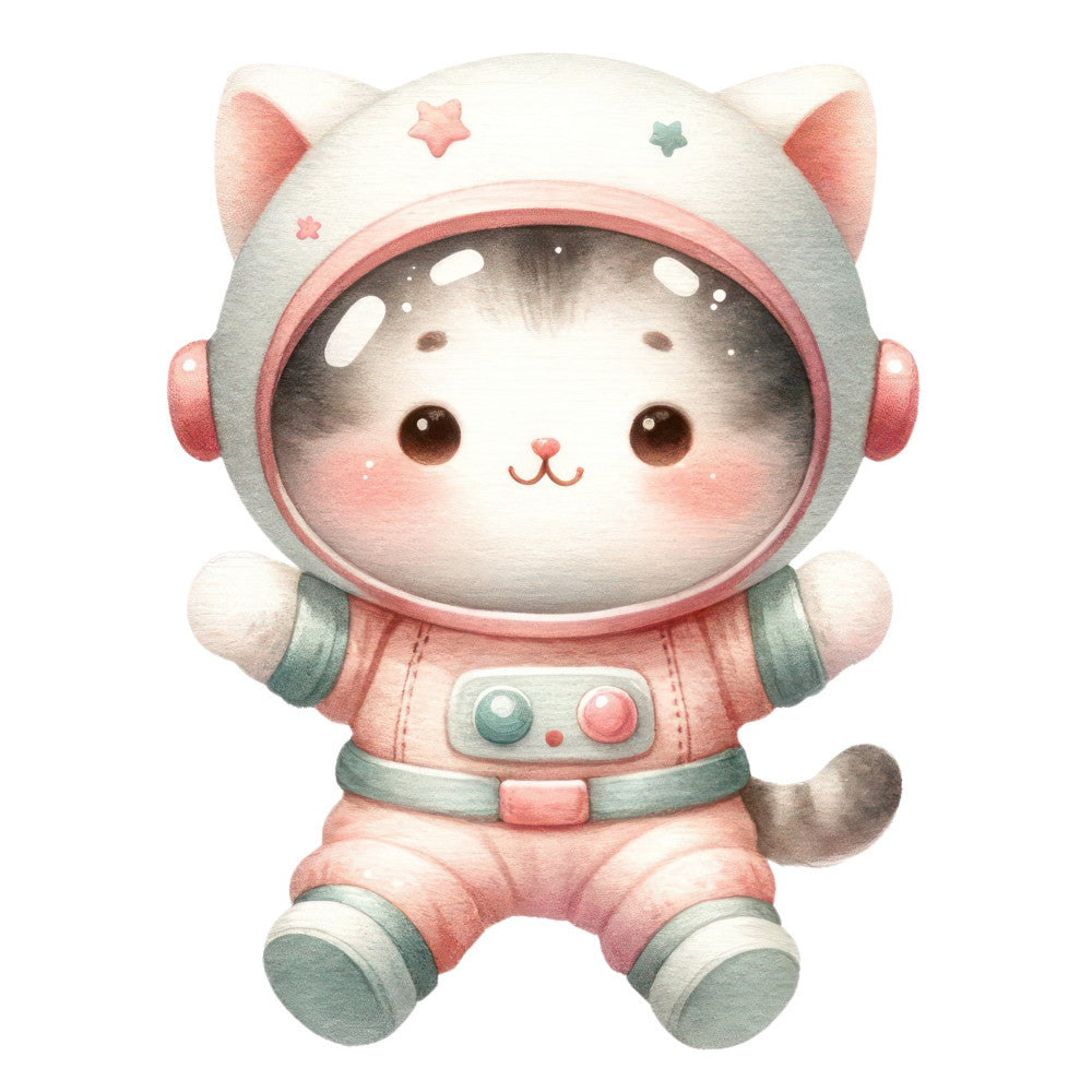 Astronaut Animal Space Fabric Panel 25