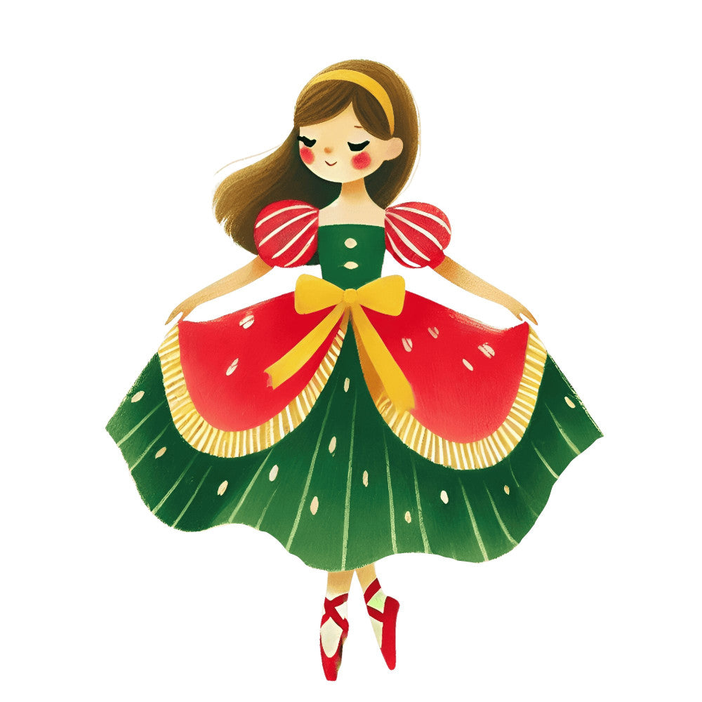 Nutcracker Ballet Fabric Panel 119