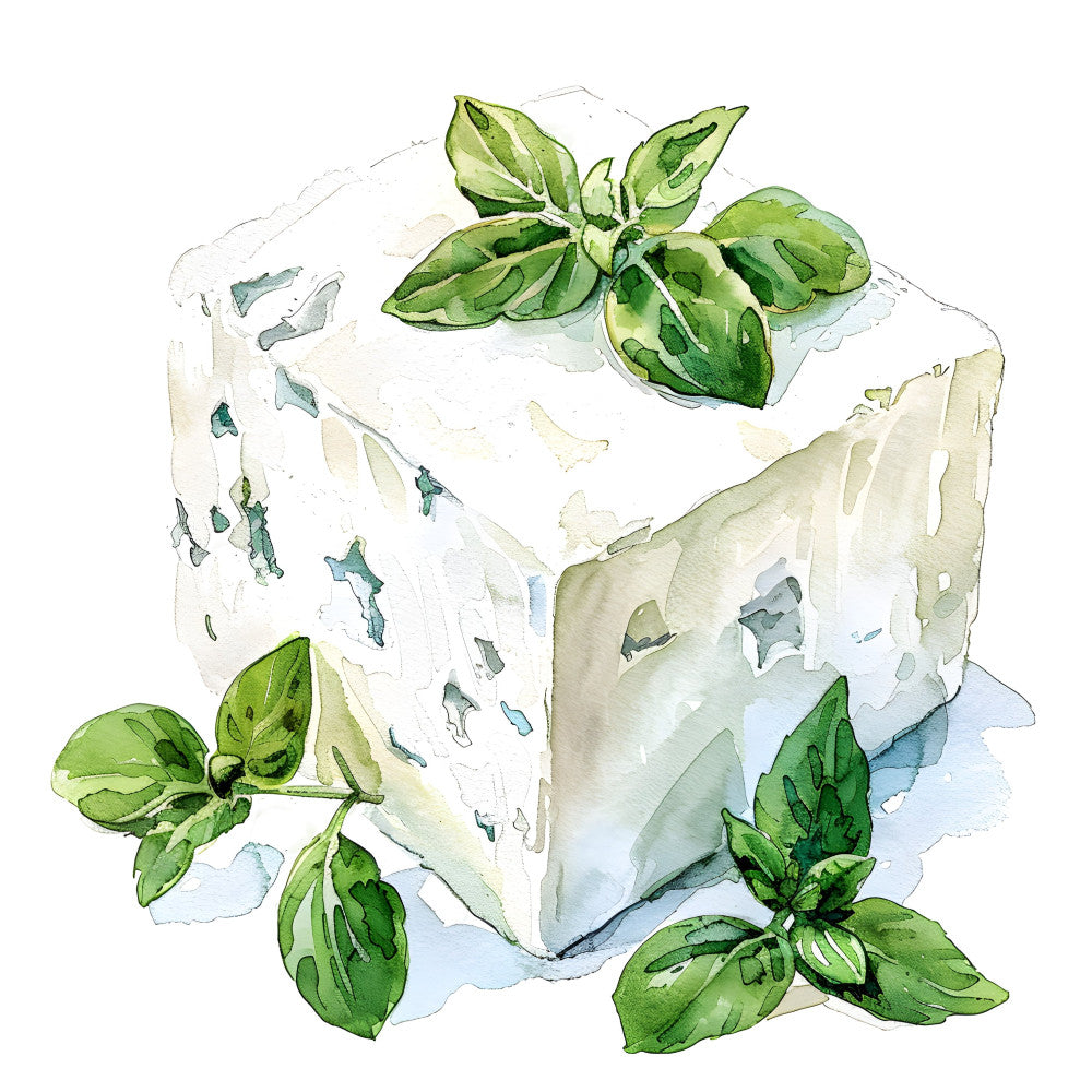 Watercolor Cheese Fabric Panel 92